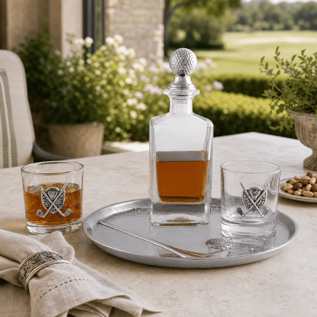 Golf Round Serving Tray 9