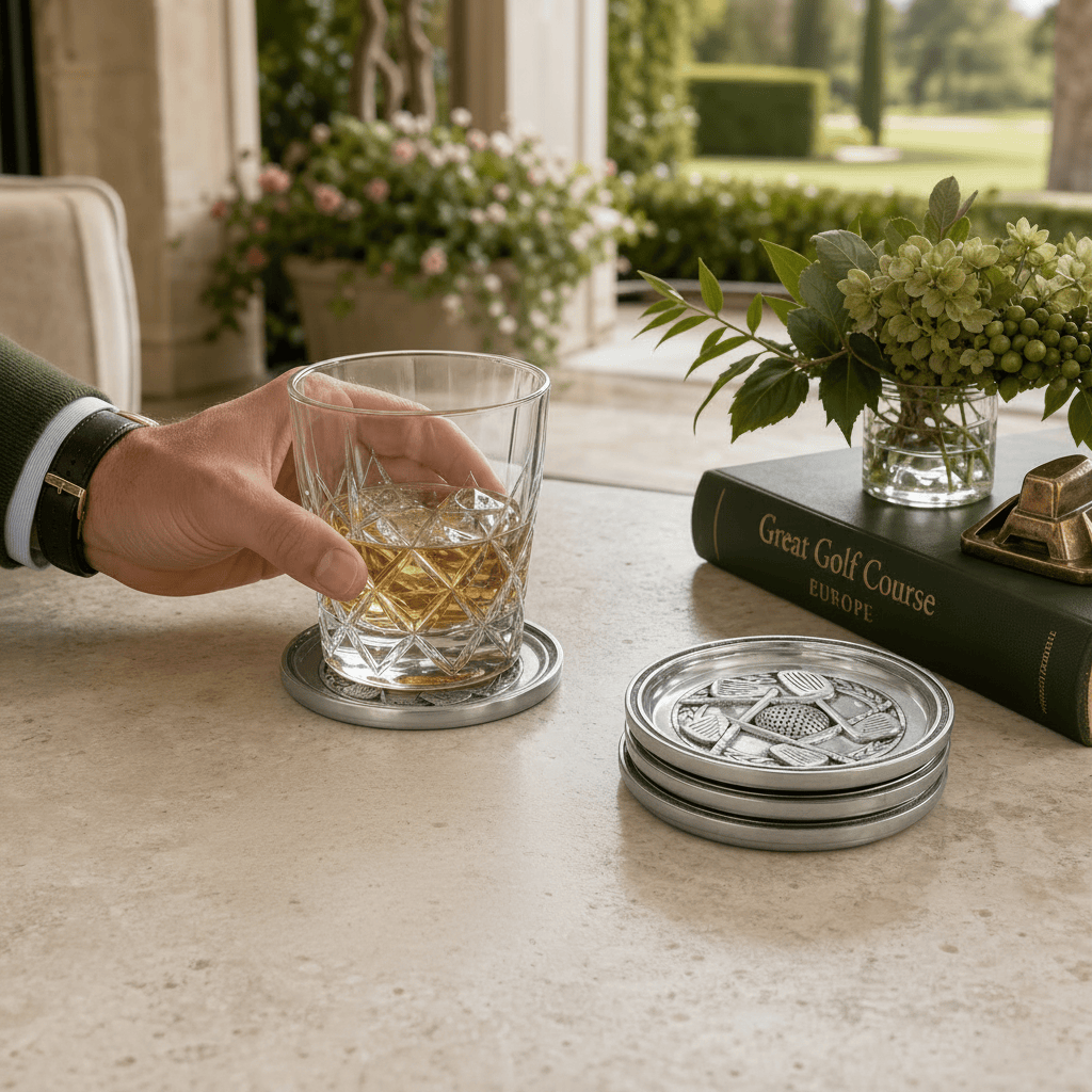 Golf Coaster Set - Set of 4 6