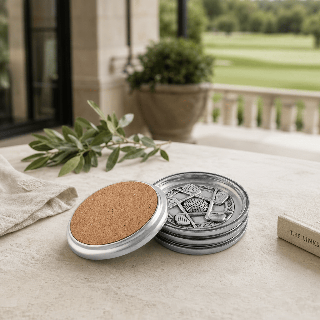 Golf Coaster Set - Set of 4 4