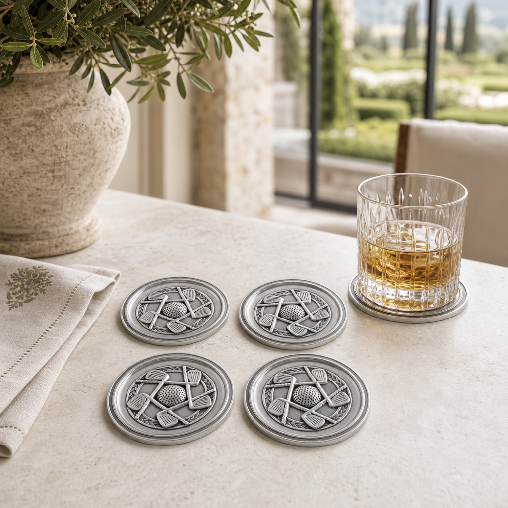Golf Coaster Set - Set of 4 9