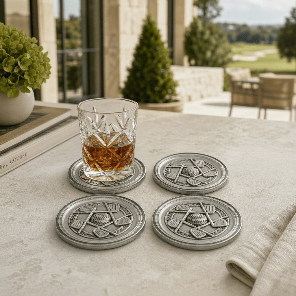 Golf Coaster Set - Set of 4 5