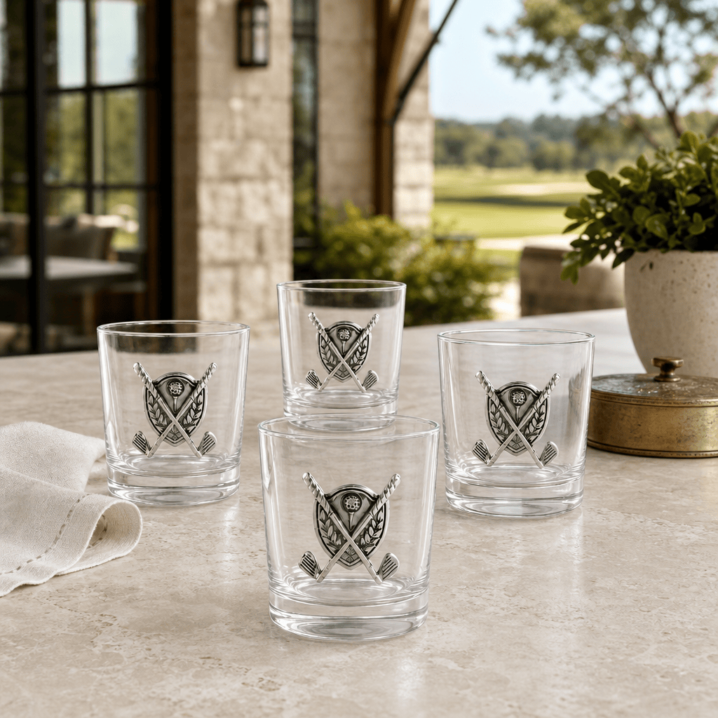 Golf Bar Glasses Set of 4 4