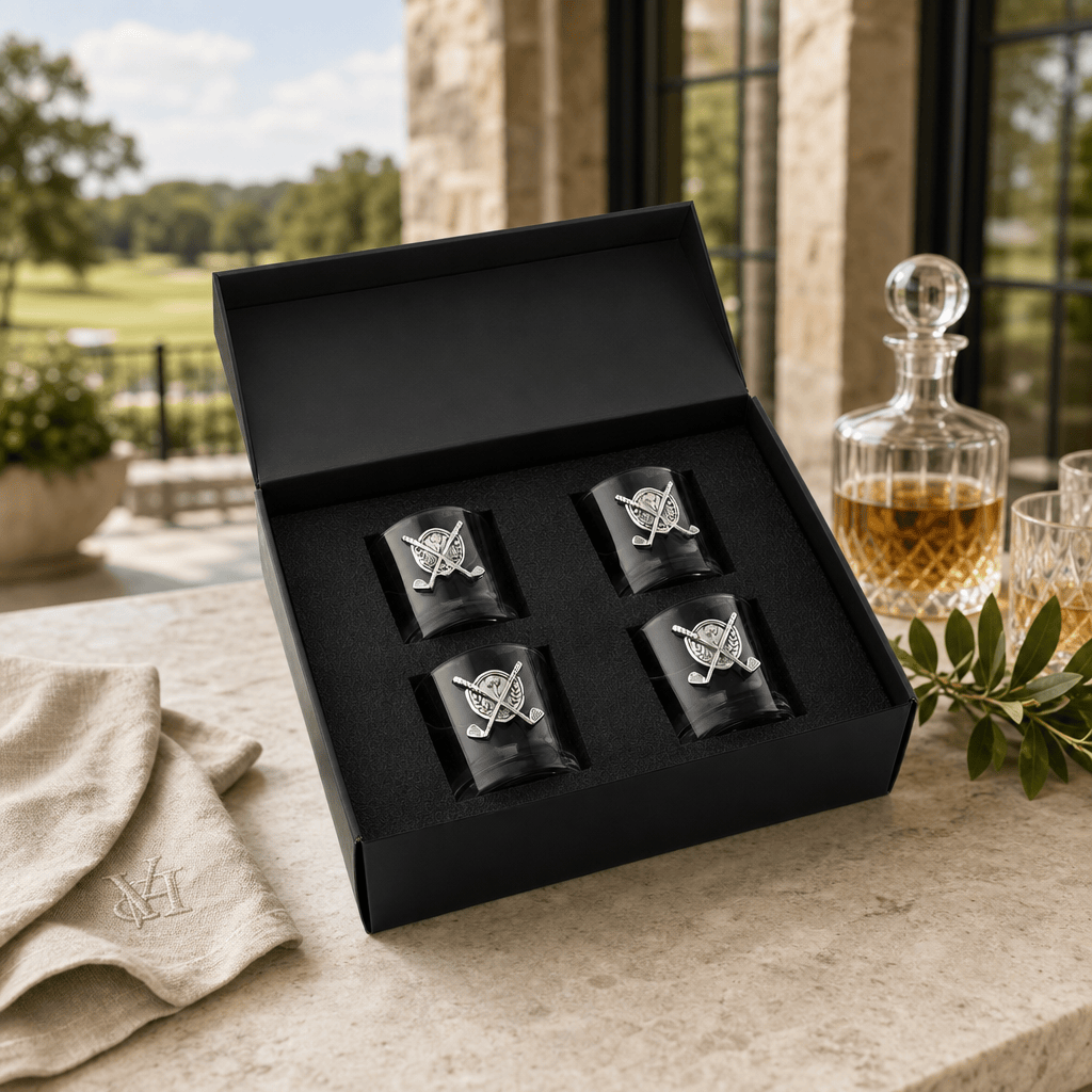 Golf Bar Glasses Set of 4 5