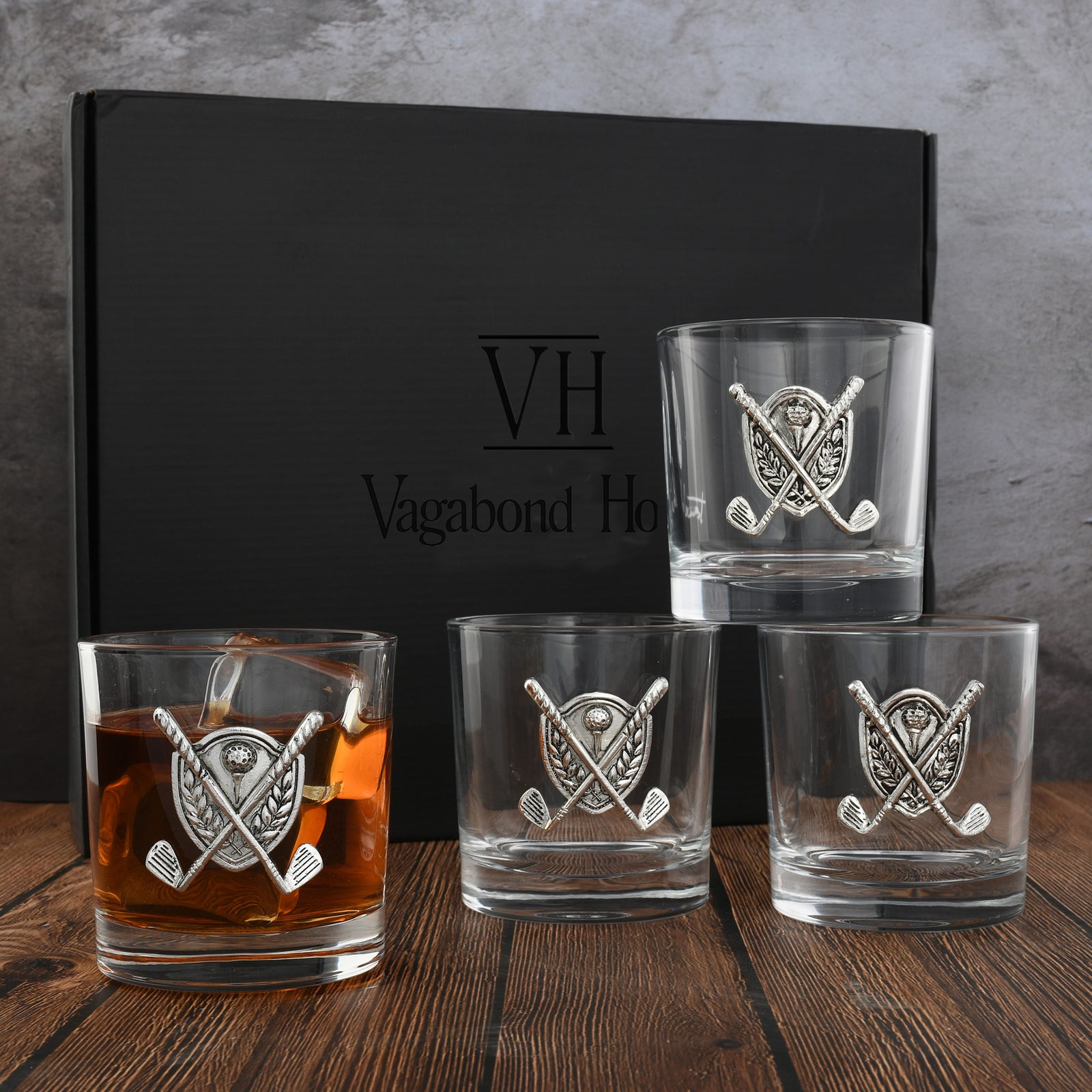 Golf Bar Glasses Set of 4 10