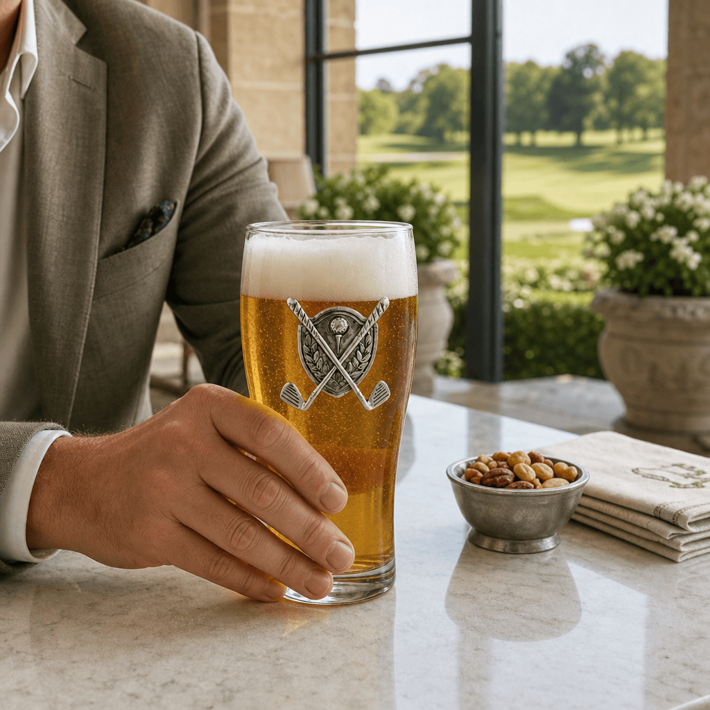 Golf Beer Pint Glasses - Set of 4 3