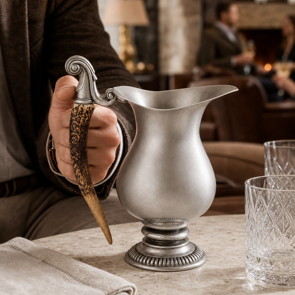 Composite Antler Handle Pitcher 4