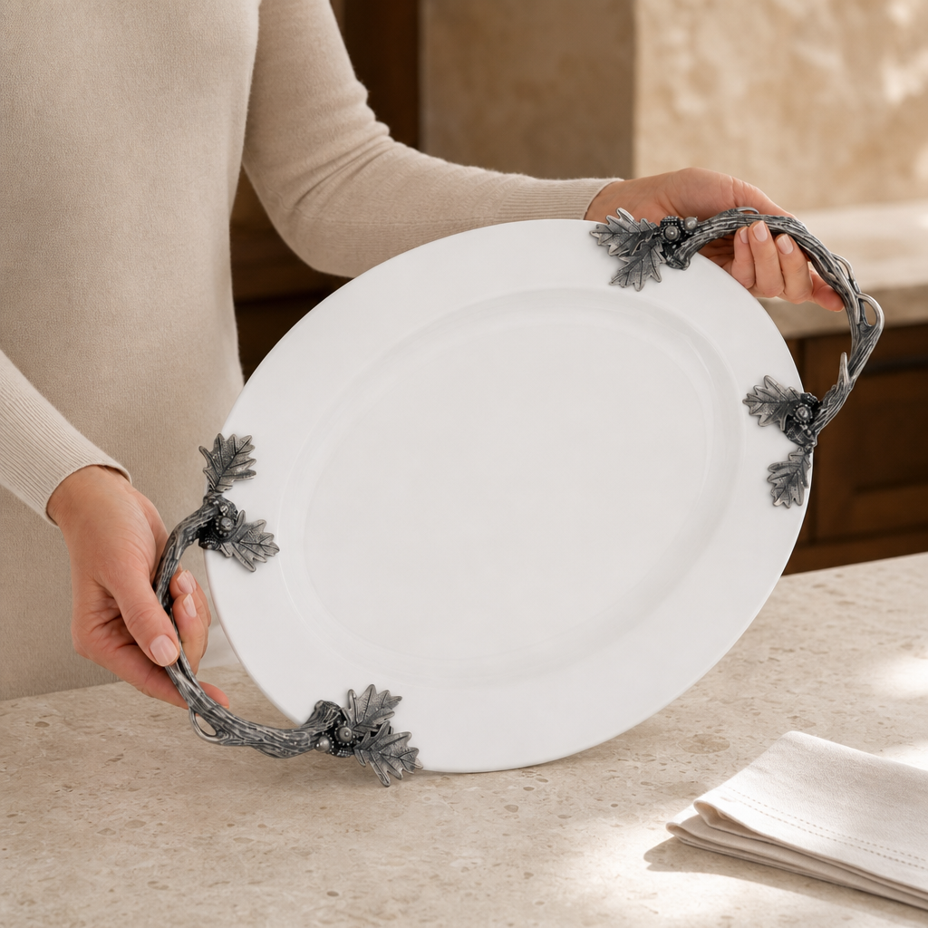 Fallen Antler Stoneware Tray 3