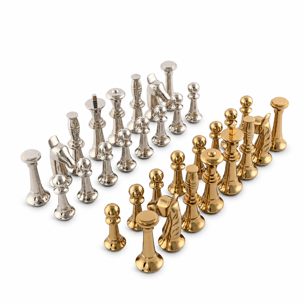 Large Aluminum Chess Pieces 1