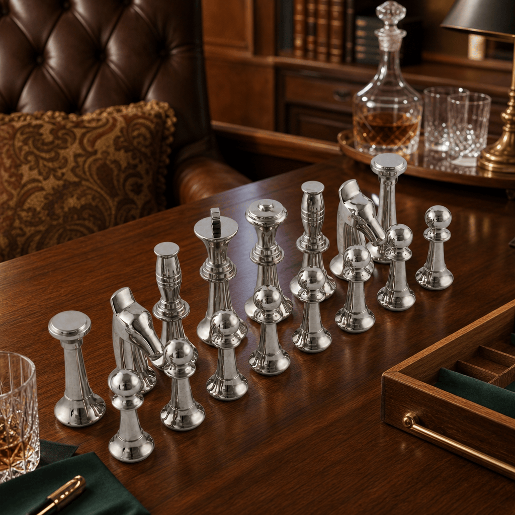 Large Aluminum Chess Pieces 5