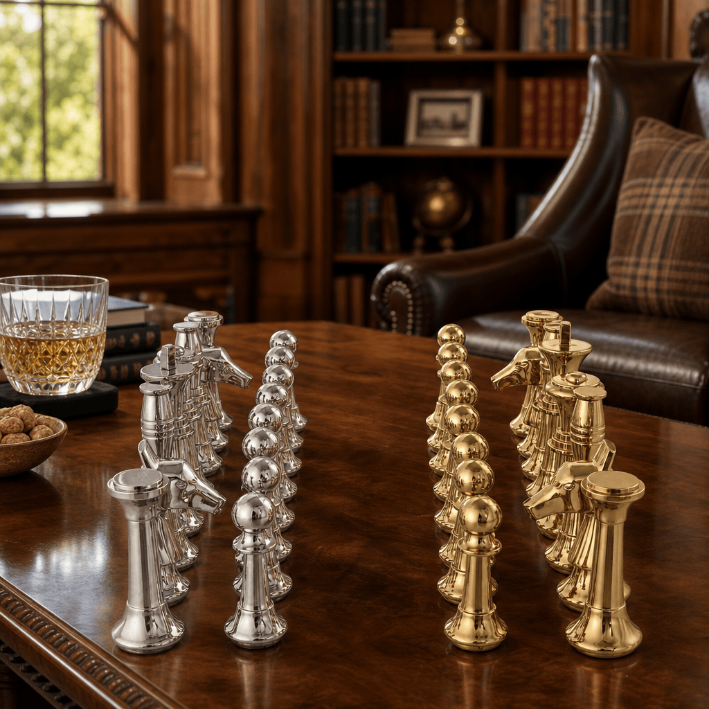 Large Aluminum Chess Pieces 6
