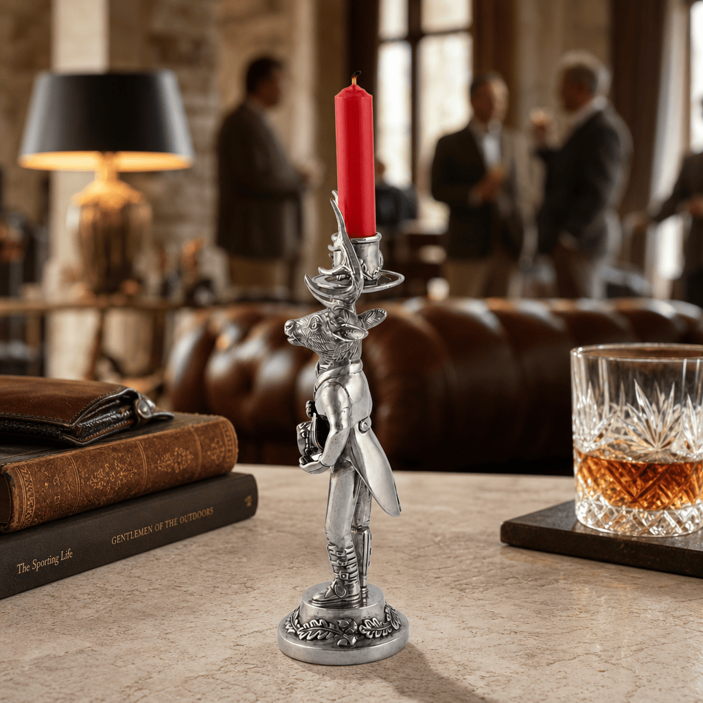 Gentleman Elk Short Candlestick 8