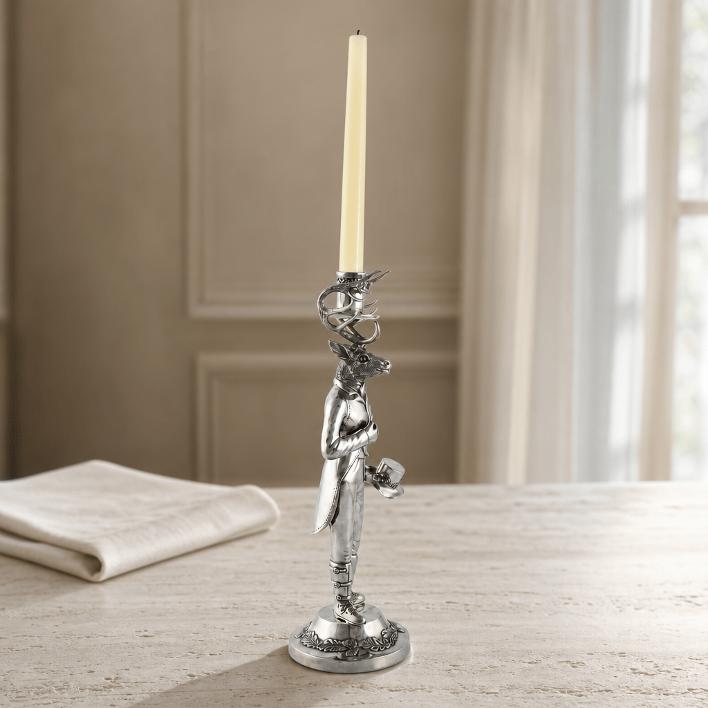 Gentleman Elk Tall Candlestick 5