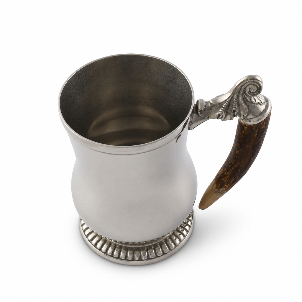 Curved English Mug - Antler Handle 9