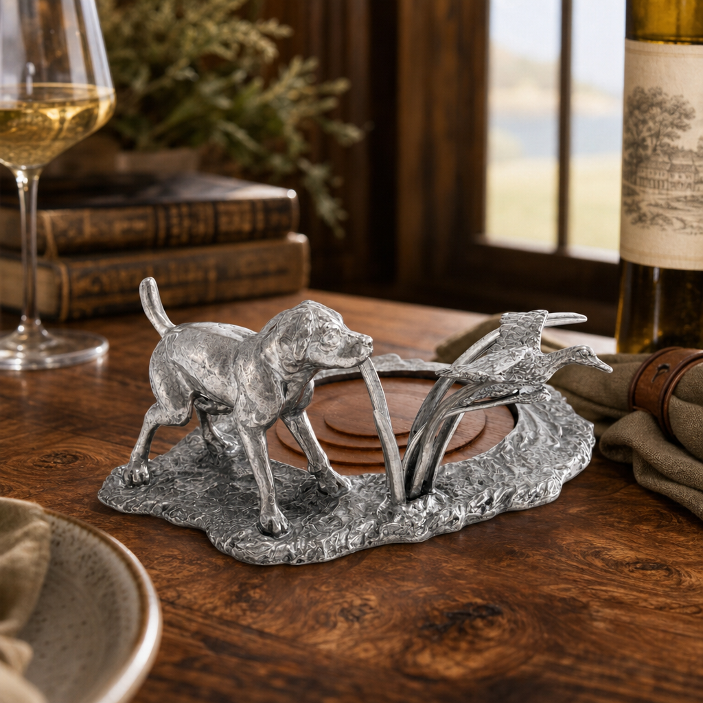 Labrador & Duck Wine Coaster 9