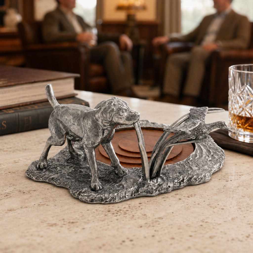 Labrador & Duck Wine Coaster 9