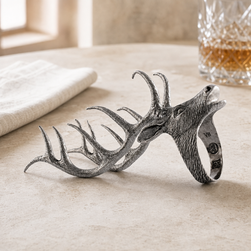 Elk Head Napkin Ring 2