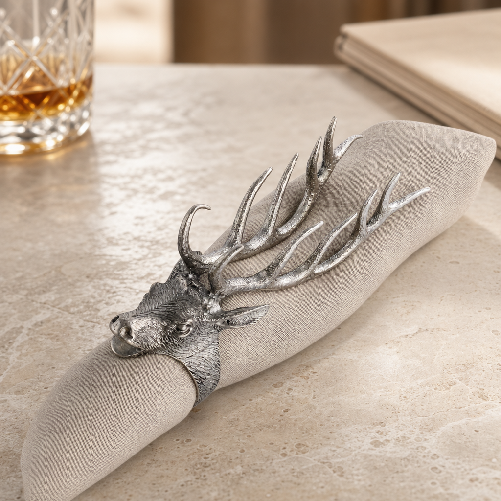 Elk Head Napkin Ring 3