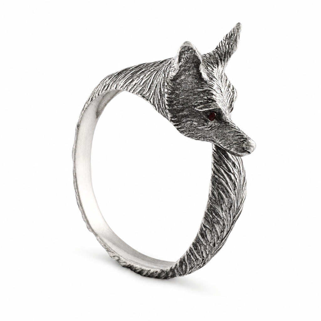 Pewter Fox Napkin Ring 1