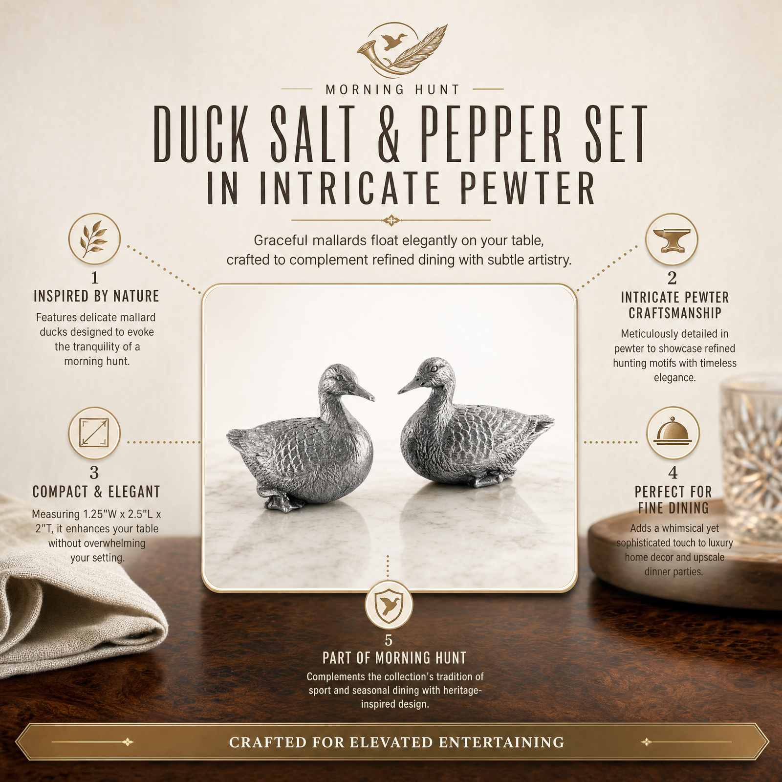 Duck Salt & Pepper Set 12