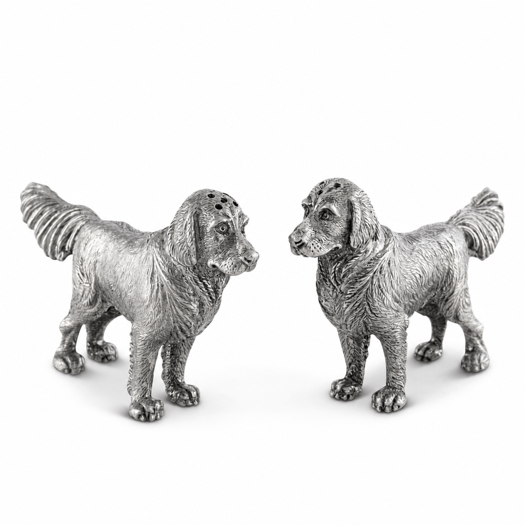 Pewter Retriever Salt and Pepper 1