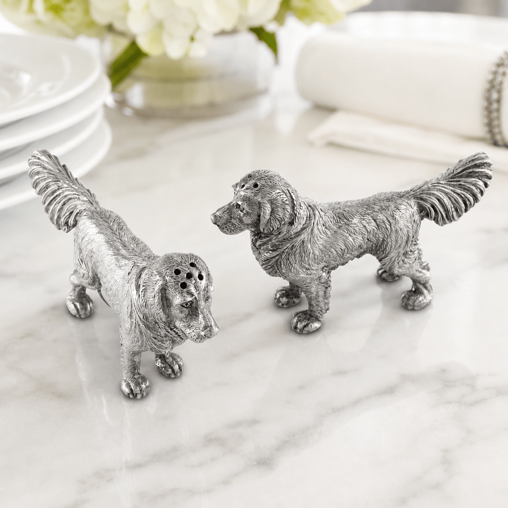 Pewter Retriever Salt and Pepper 10