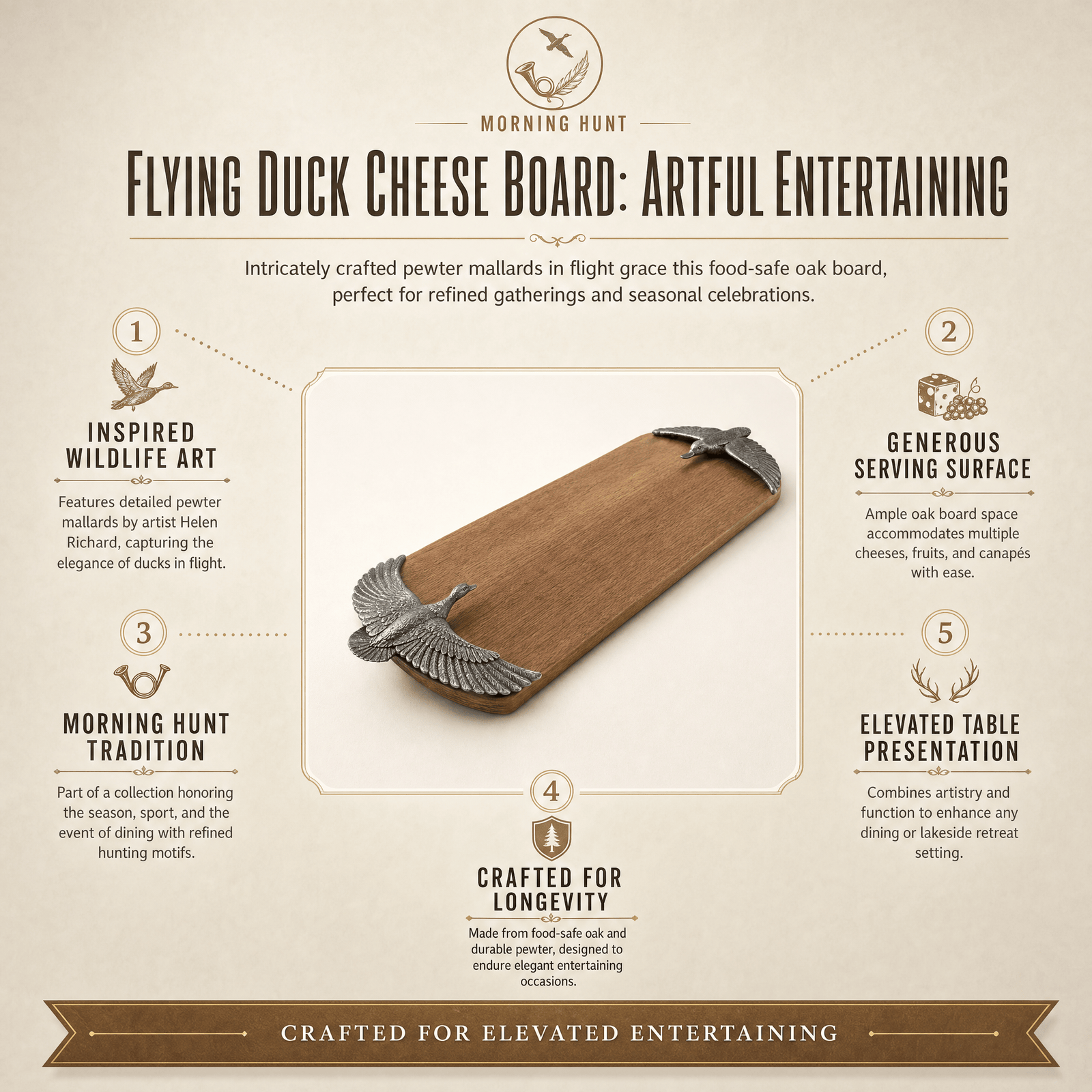 Flying Duck Cheese Board 11