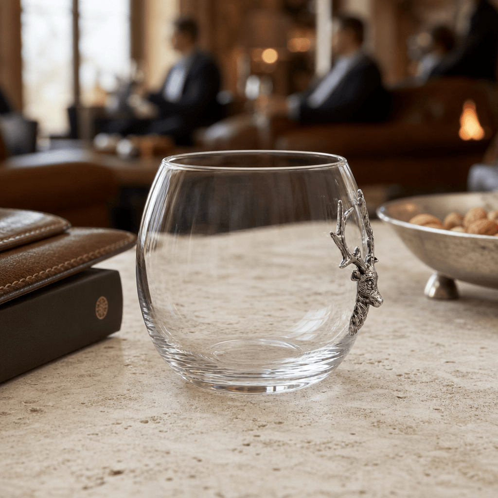 Elk / Deer Stemless Wine Glass 8