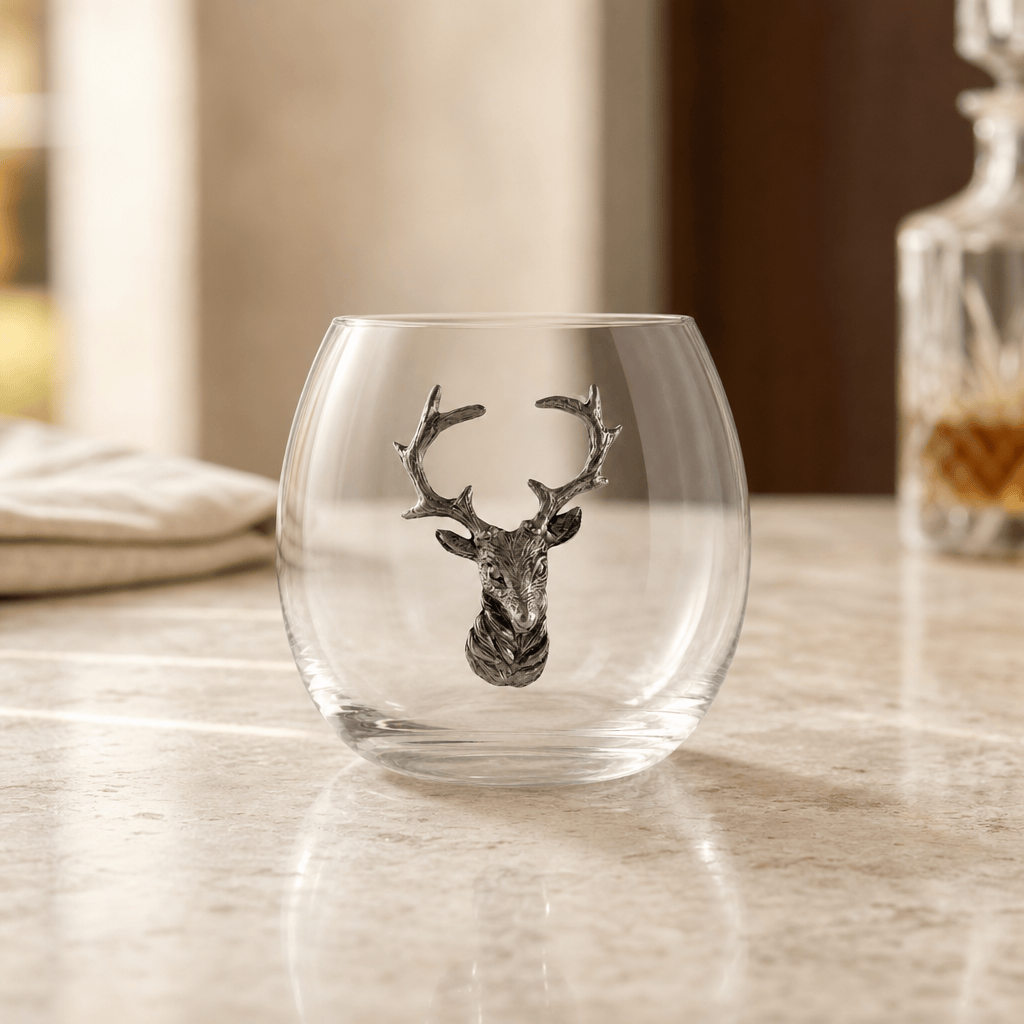 Elk / Deer Stemless Wine Glass 5
