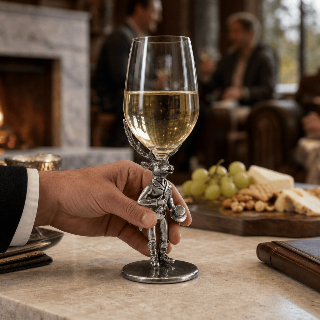 Gentleman Elk Wine Glass 6
