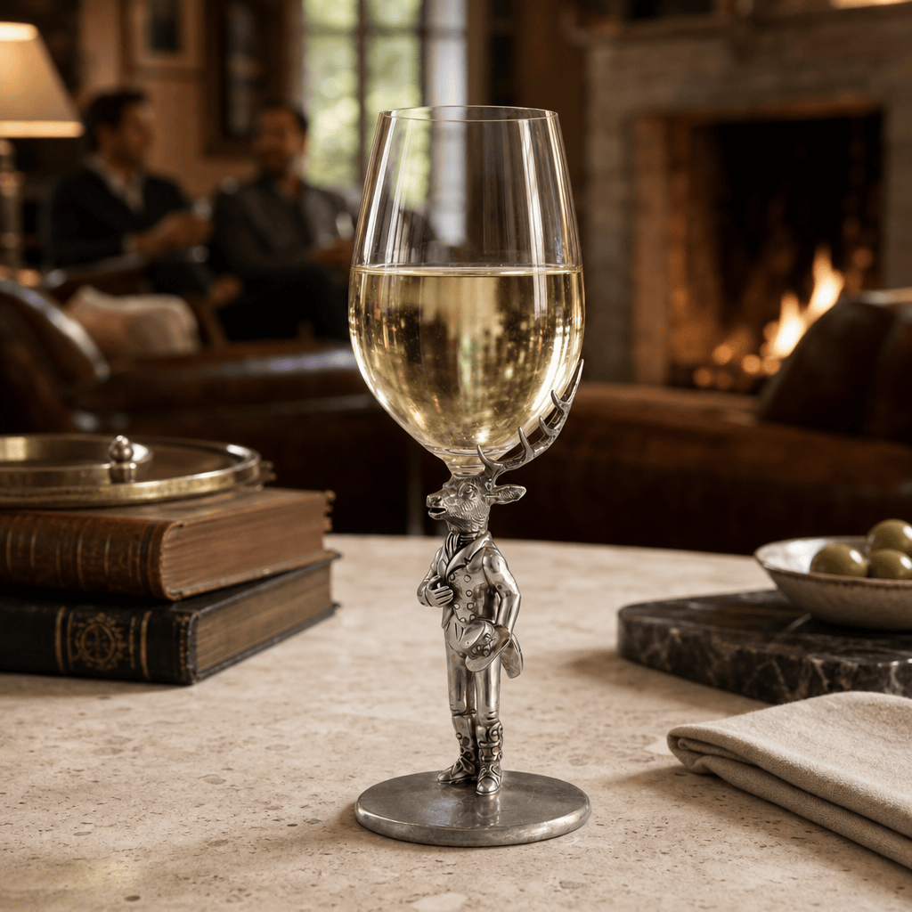 Gentleman Elk Wine Glass 7