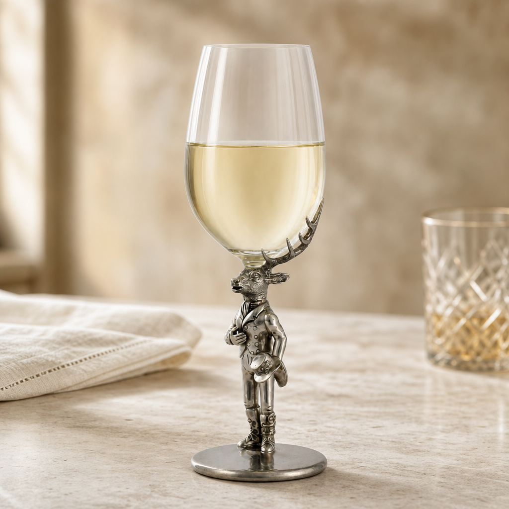 Gentleman Elk Wine Glass 3