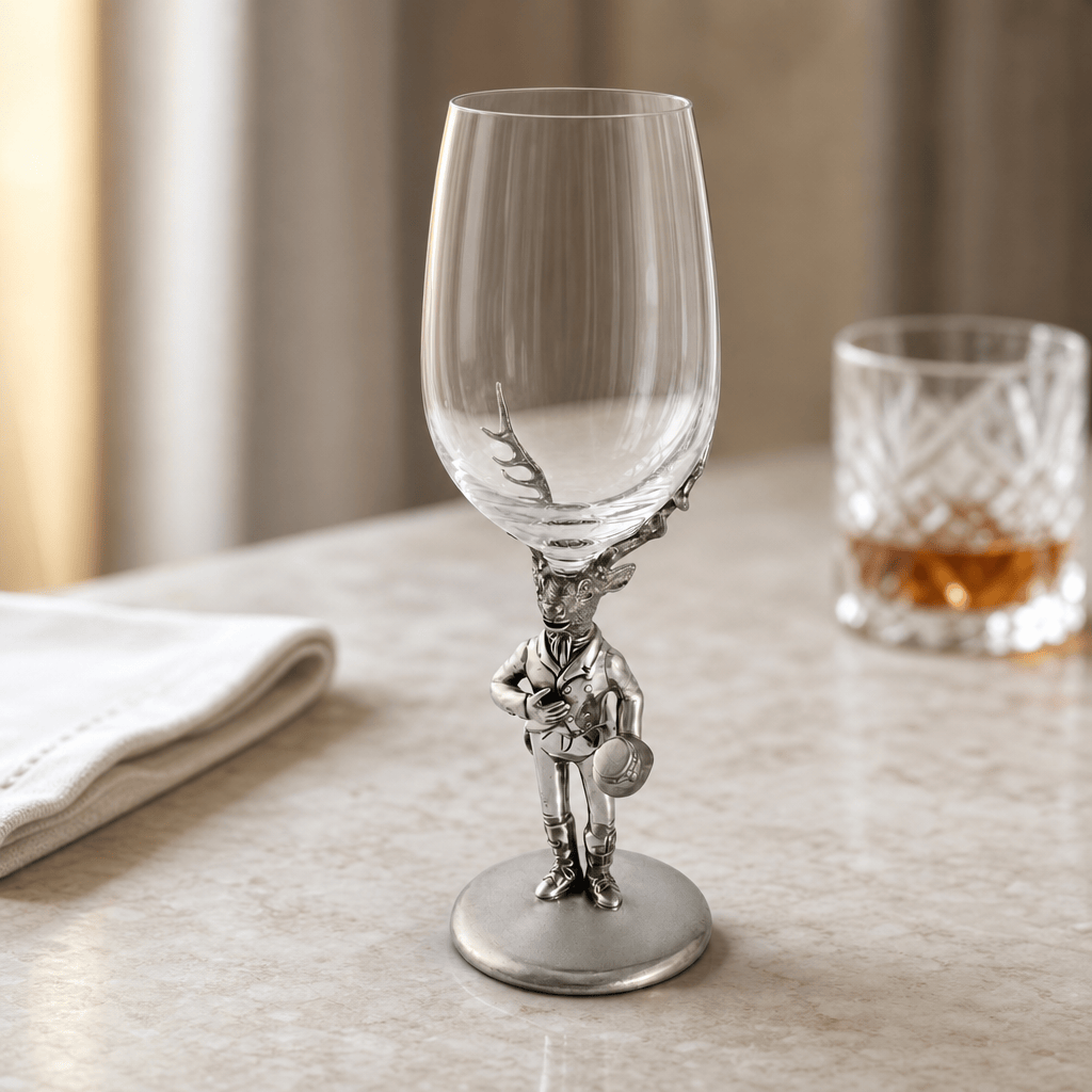 Gentleman Elk Wine Glass 4