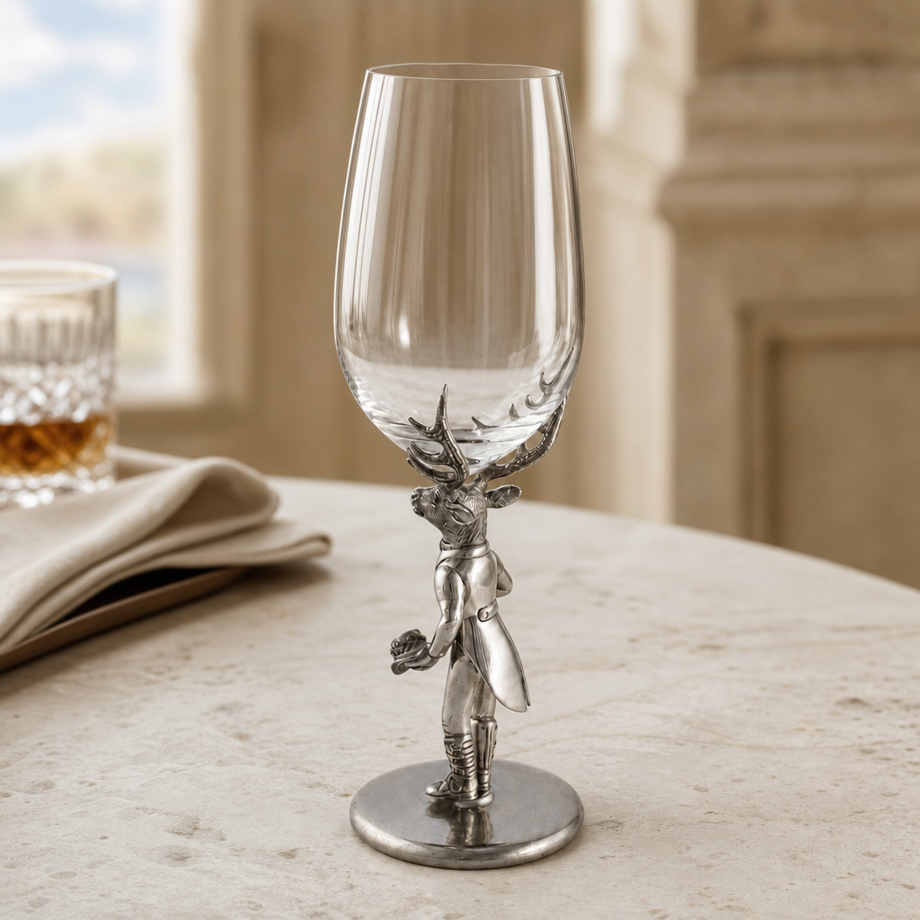 Gentleman Elk Wine Glass 5