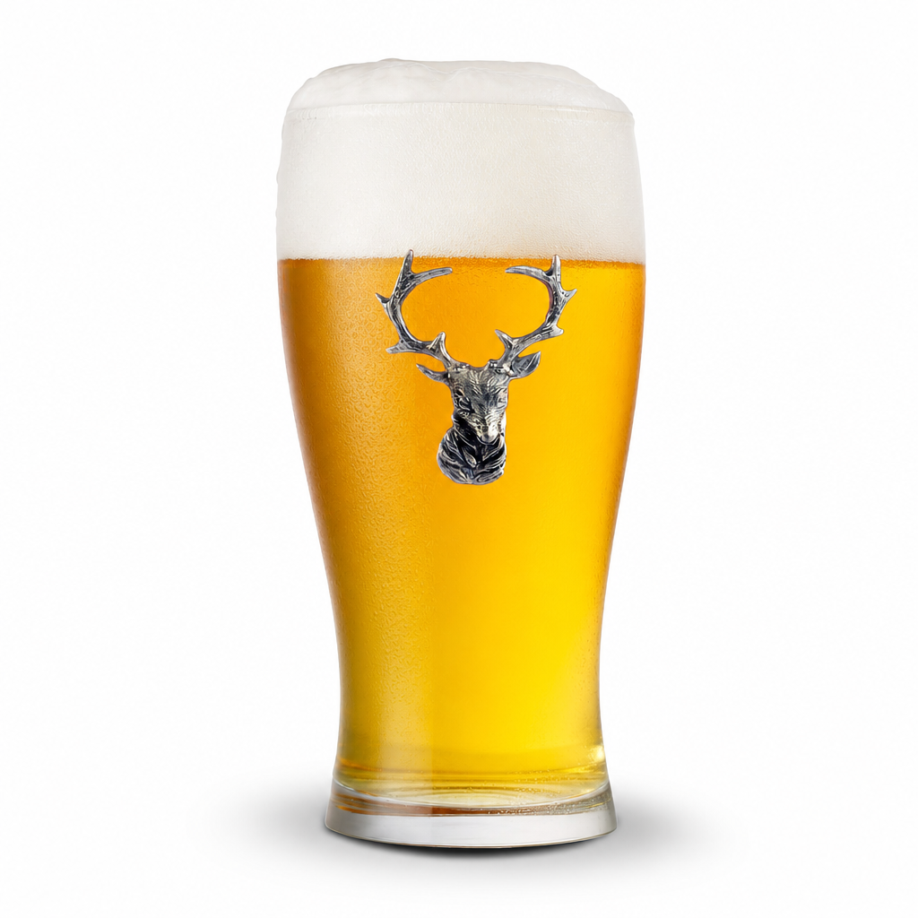 Elk Head Beer Glass 1