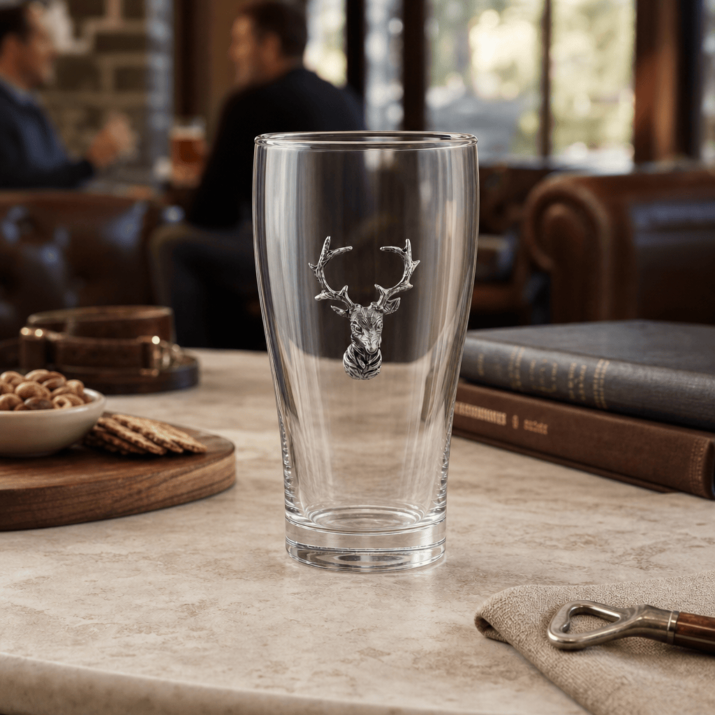 Elk Head Beer Glass 7