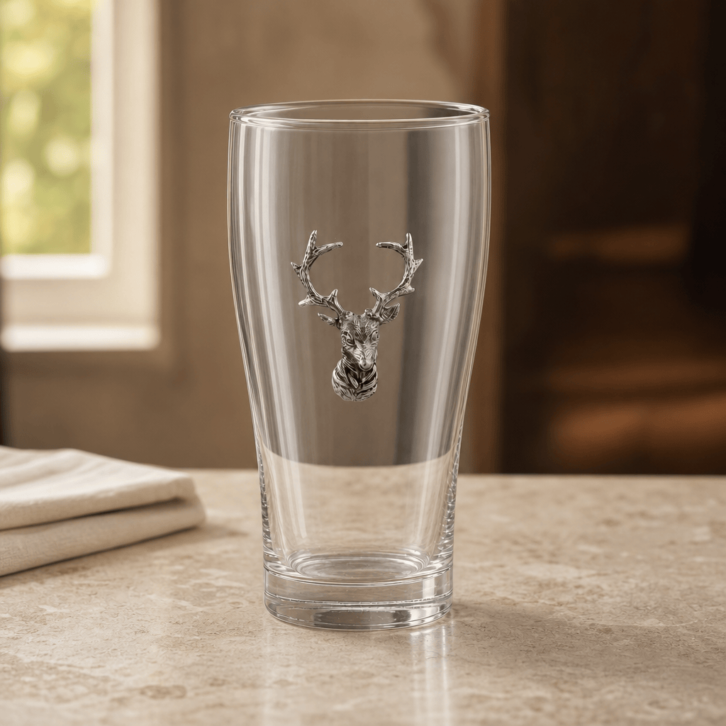 Elk Head Beer Glass 3