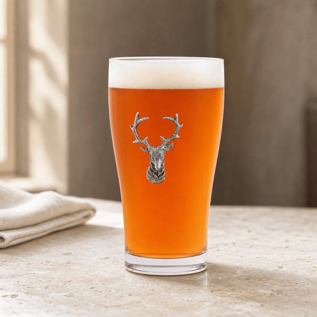 Elk Head Beer Glass 4