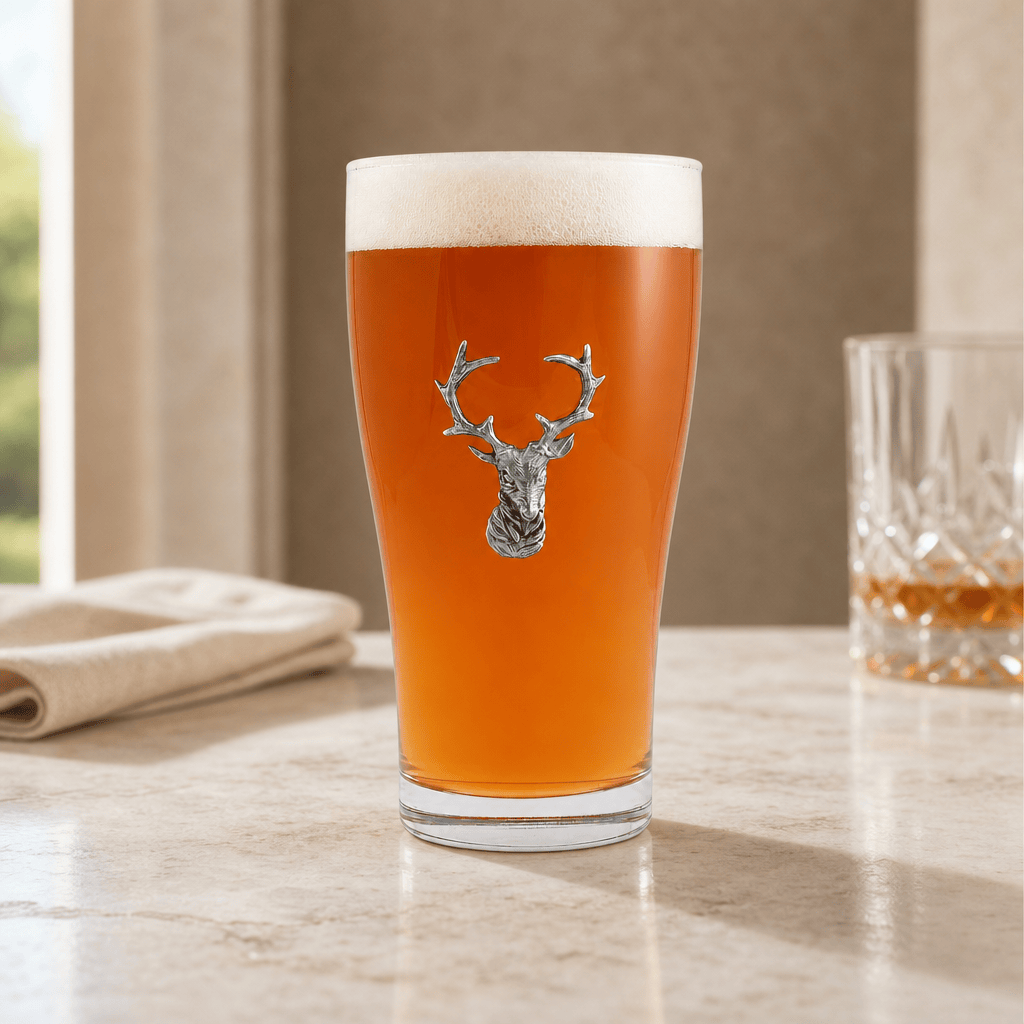 Elk Head Beer Glass 5