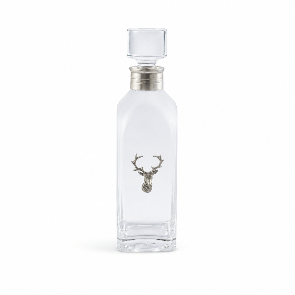Elk Bust Tall Decanter 7