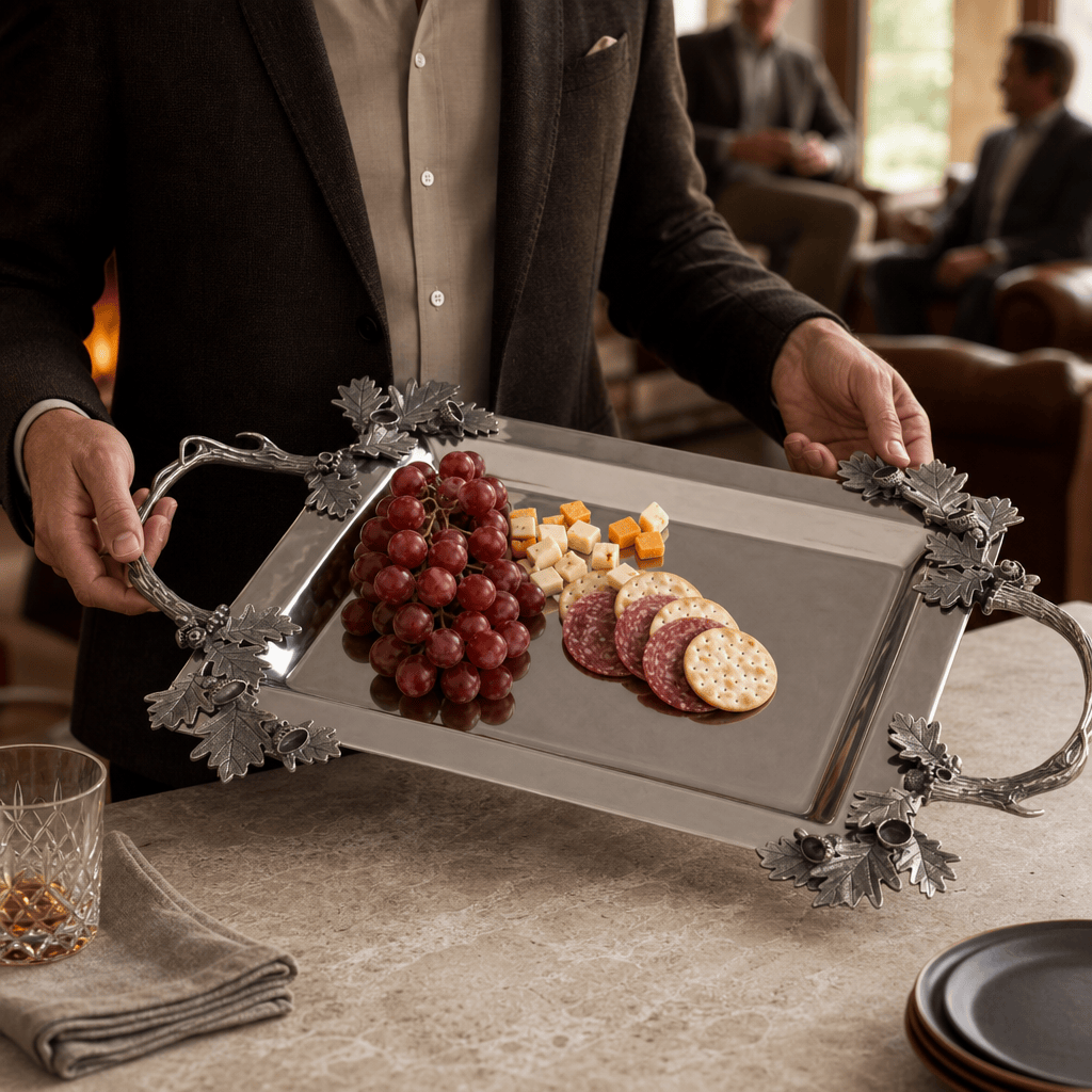 Fallen Antler Stainless Serving Tray 6