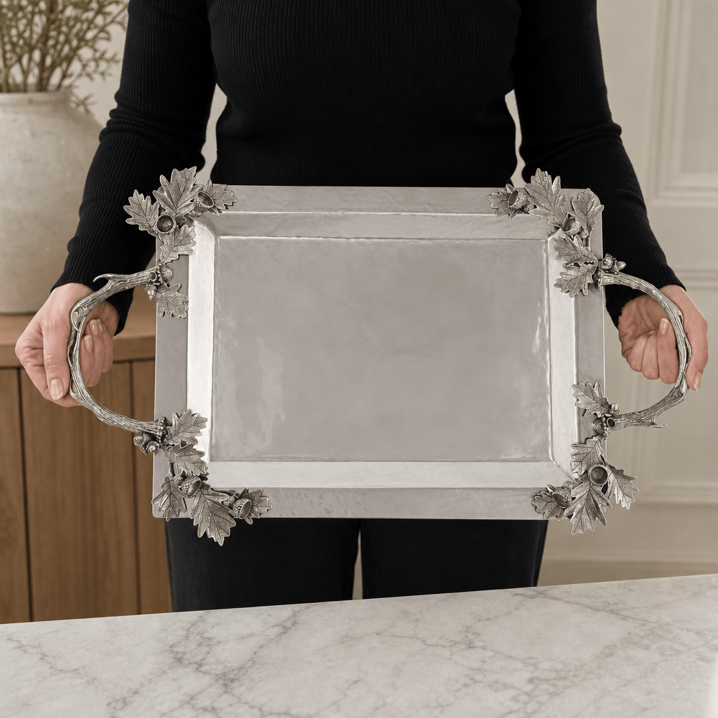 Fallen Antler Stainless Serving Tray 10