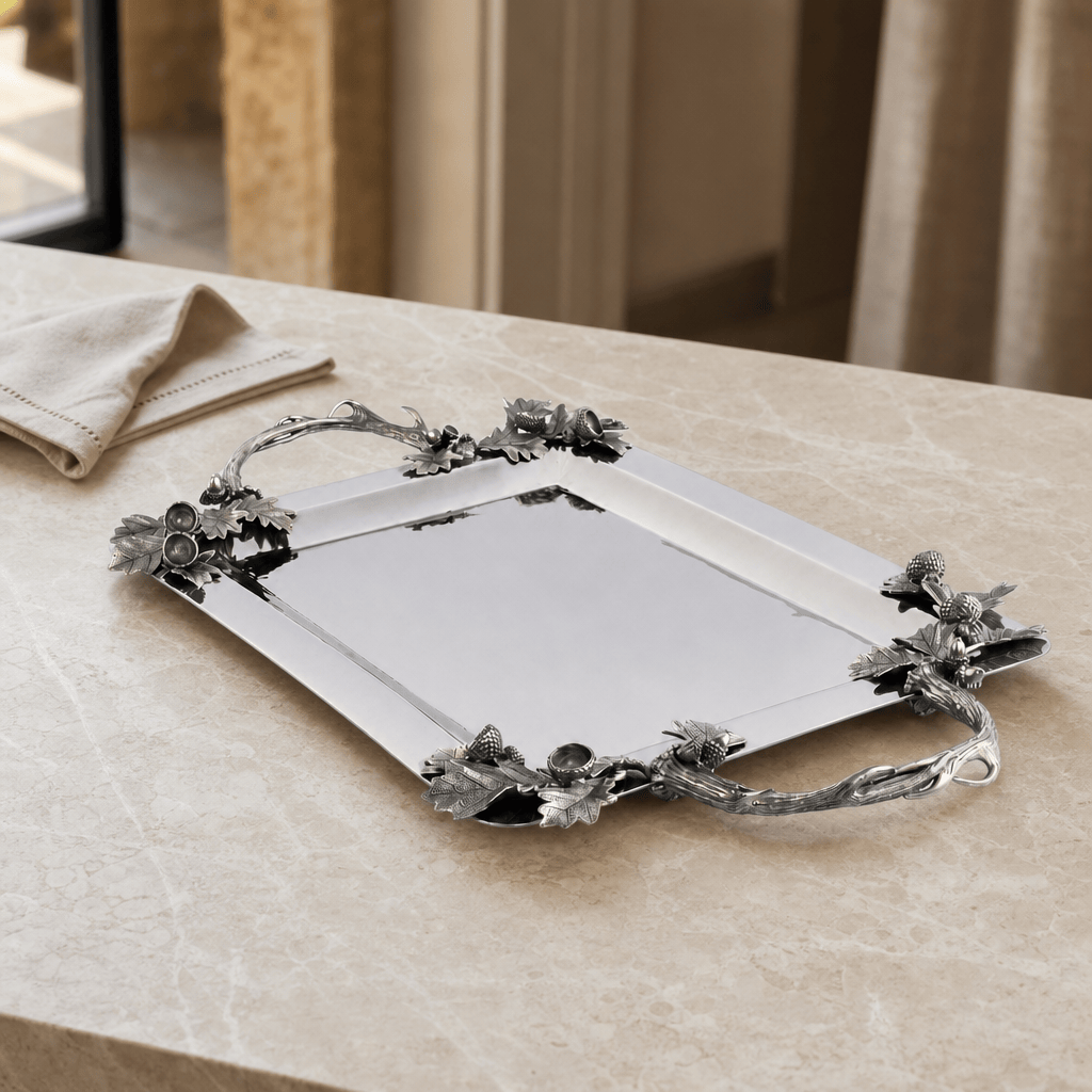 Fallen Antler Stainless Serving Tray 4