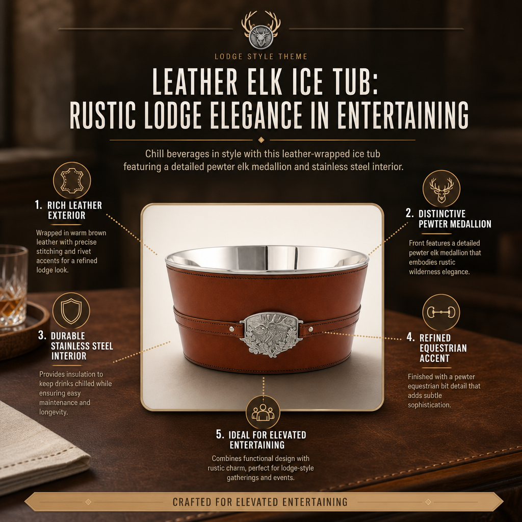 Leather Elk Ice Tub 8