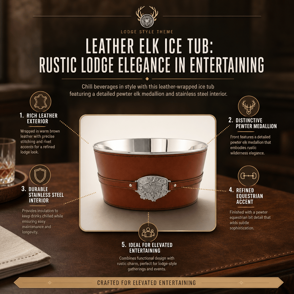 Leather Elk Ice Tub 8