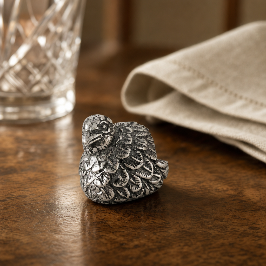 Quail Place Setting Marker 3