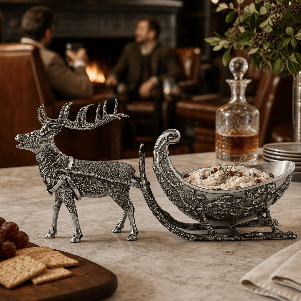 Reindeer Sleigh Dip Bowl 5