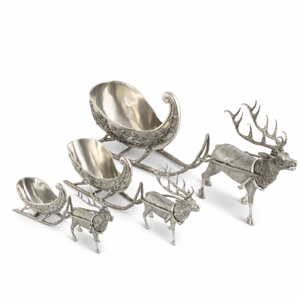 Reindeer Sleigh Dip Bowl 8