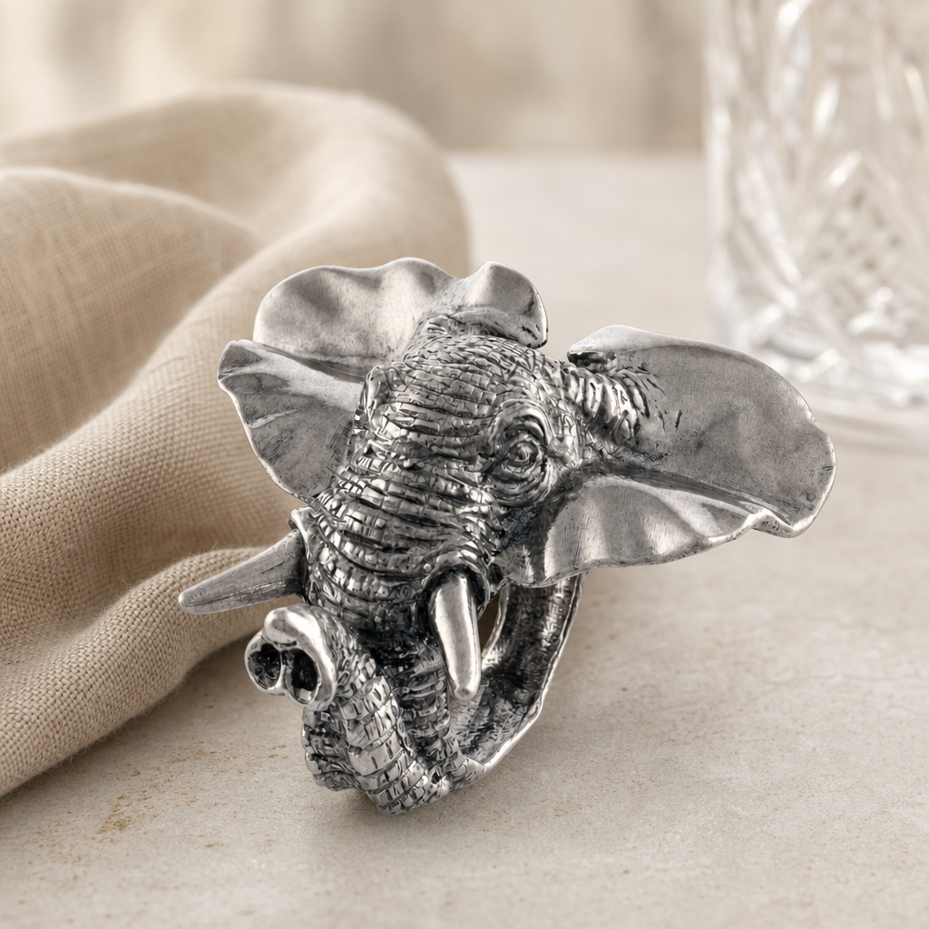 Elephant Napkin Ring 2