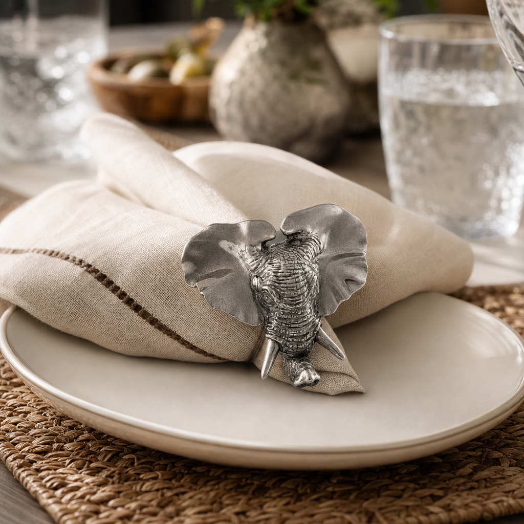 Elephant Napkin Ring 9