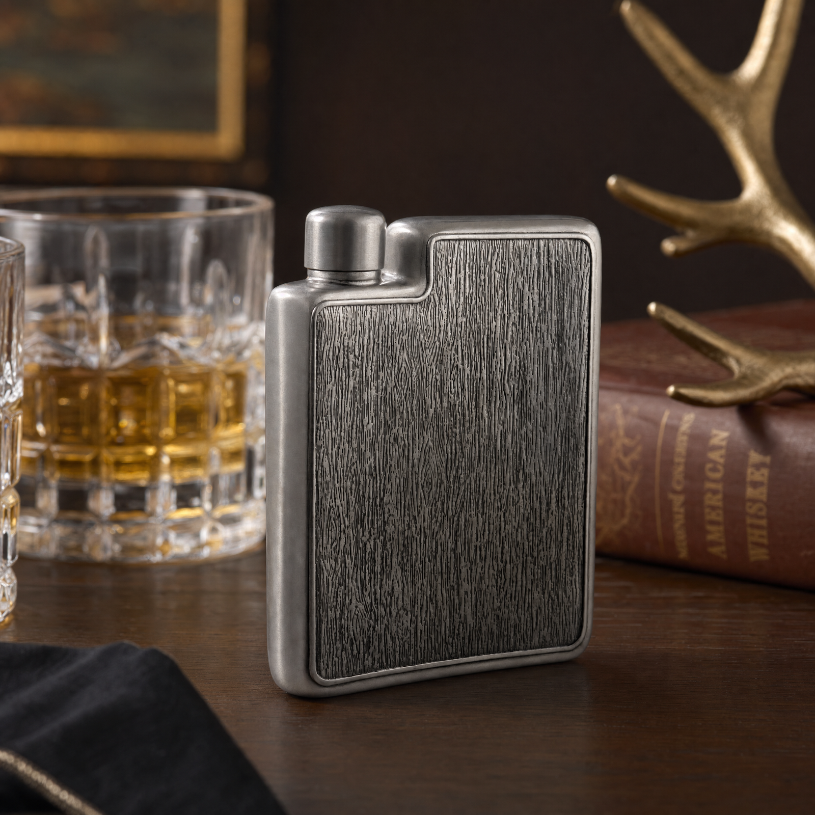 Classic Pewter Flask 5
